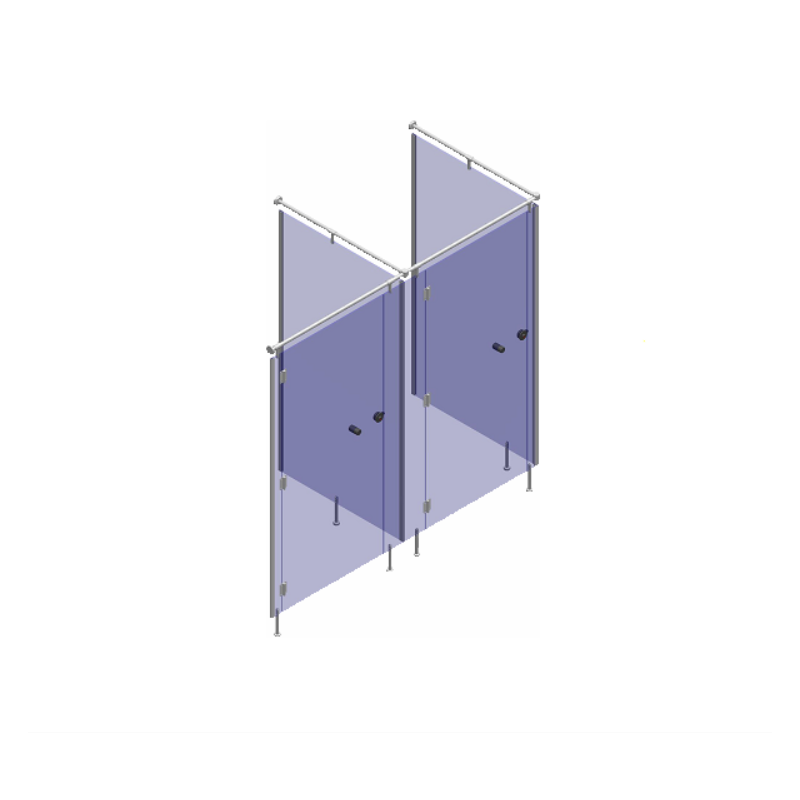 Zestaw 1 kabiny narożnej 1090mm - wymiary: wys. 2050( w tym nóżki 150mm) x szer. 1090 x gł. 1100mm