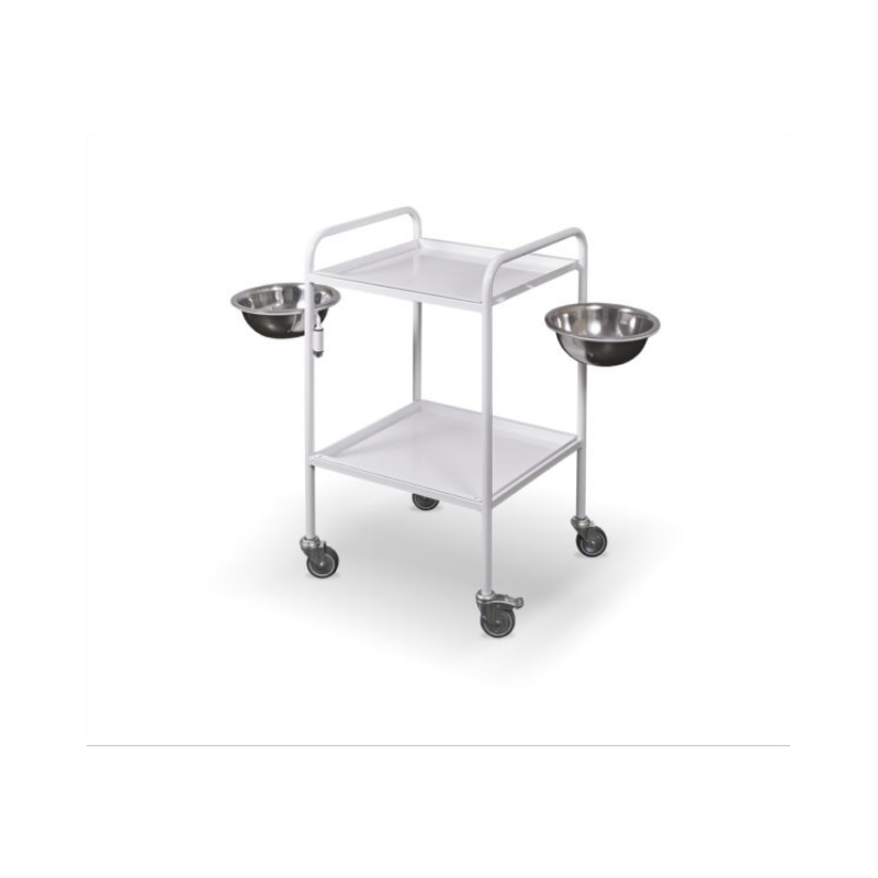 Stolik salowooddziałowy z miskami