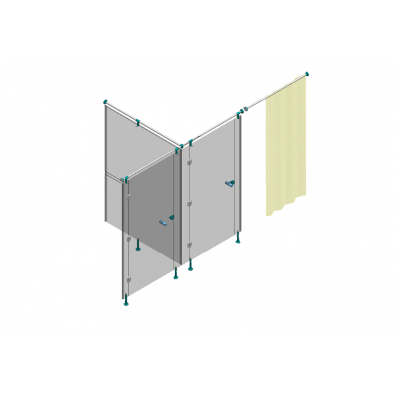 Kabiny prysznicowe HPL