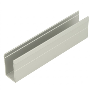 Profil kabiny toaletowej WC Ceownik 2m 10mm z przetłoczeniem srebrny